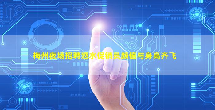 梅州夜场招聘酒水促销员颜值与身高齐飞